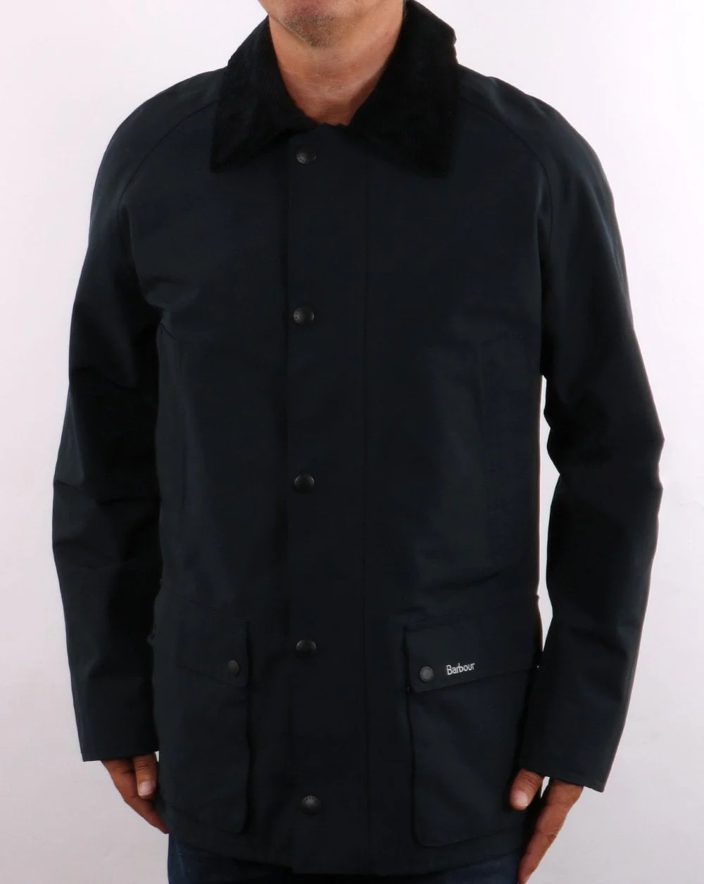 Barbour Waterproof Ashby Jacket Navy - Image 2