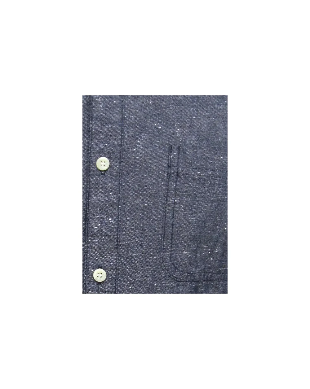 Bellfield Chiba Chambray Shirt Navy - Image 2
