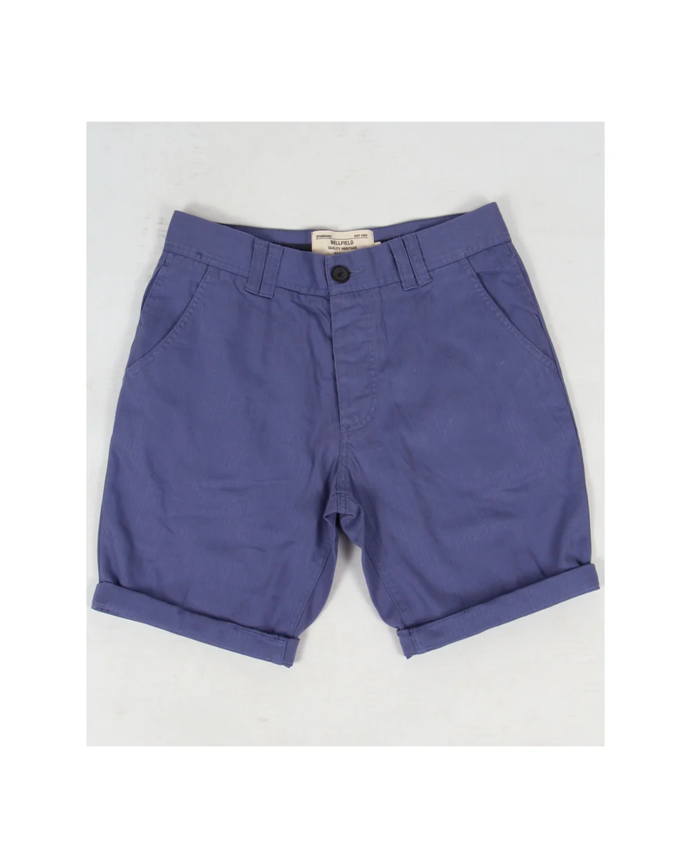 Bellfield Chino Shorts Washed Blue