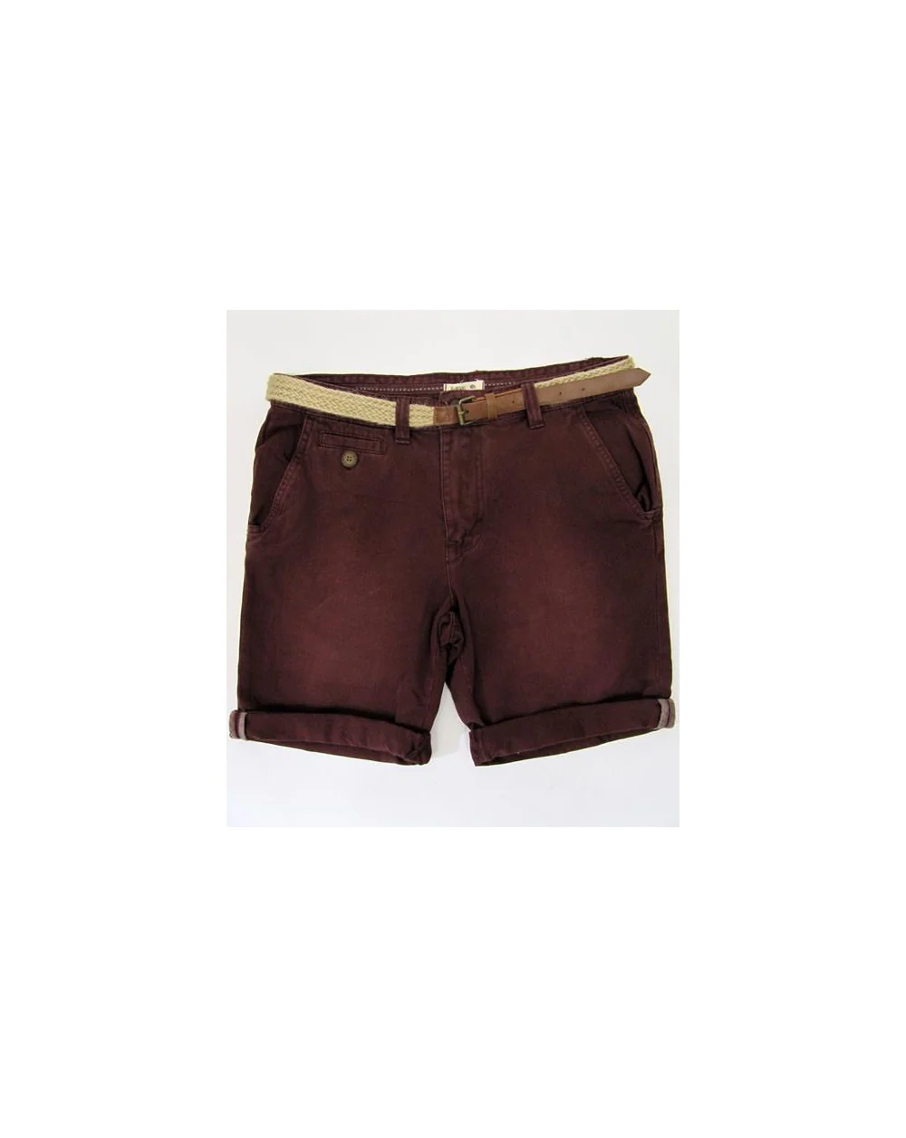 Bellfield Chino Shorts Wine