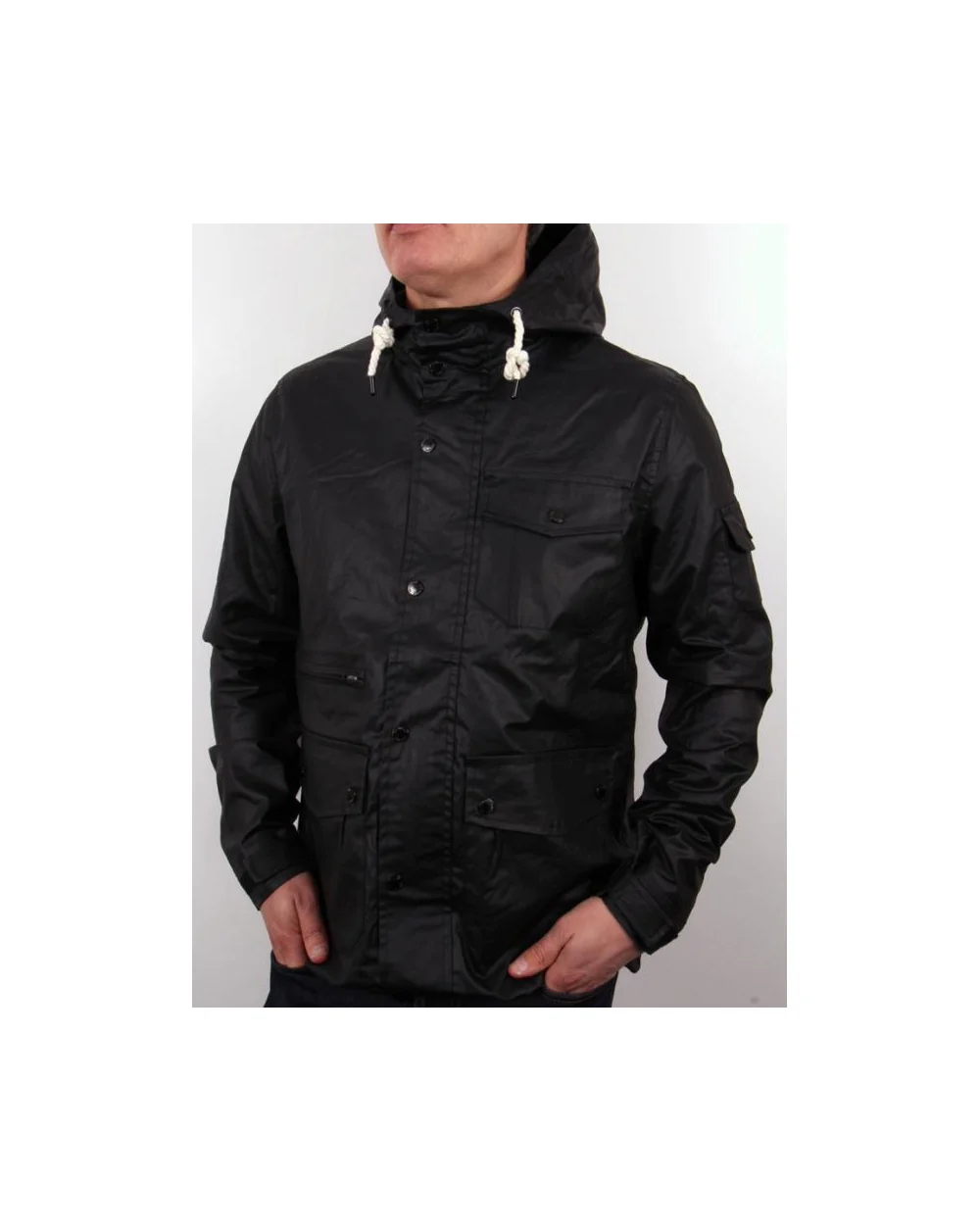 Bellfield Farlham Hooded Jacket Black