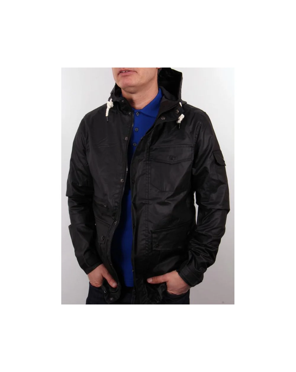 Bellfield Farlham Hooded Jacket Black - Image 2