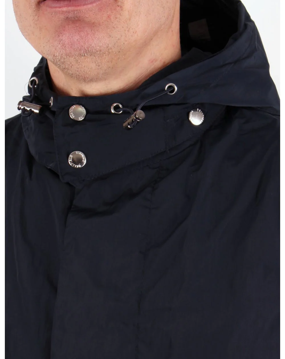 Bellfield Mac With Detatchable Hood Navy Blue - Image 3