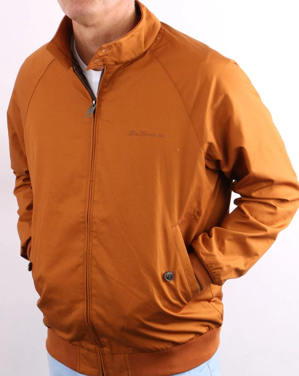 Ben Sherman Harrington Jacket Bronze - Image 2