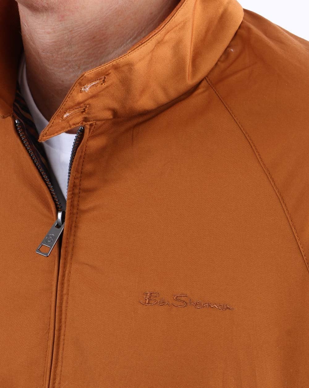 Ben Sherman Harrington Jacket Bronze - Image 3