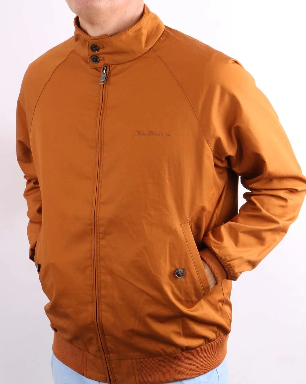 Ben Sherman Harrington Jacket Bronze - Image 4