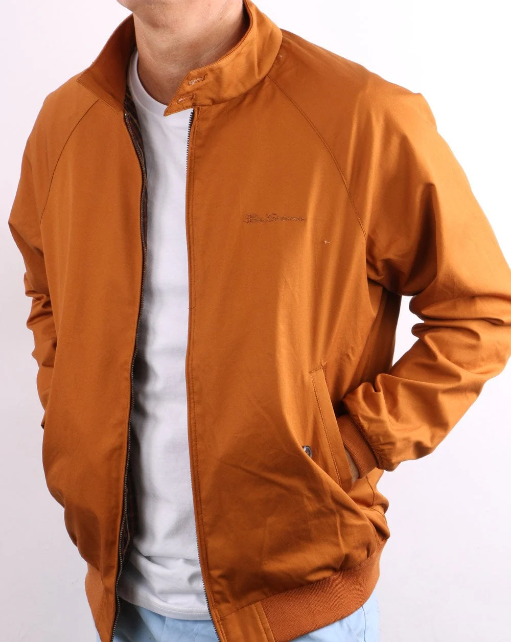 Ben Sherman Harrington Jacket Bronze - Image 5