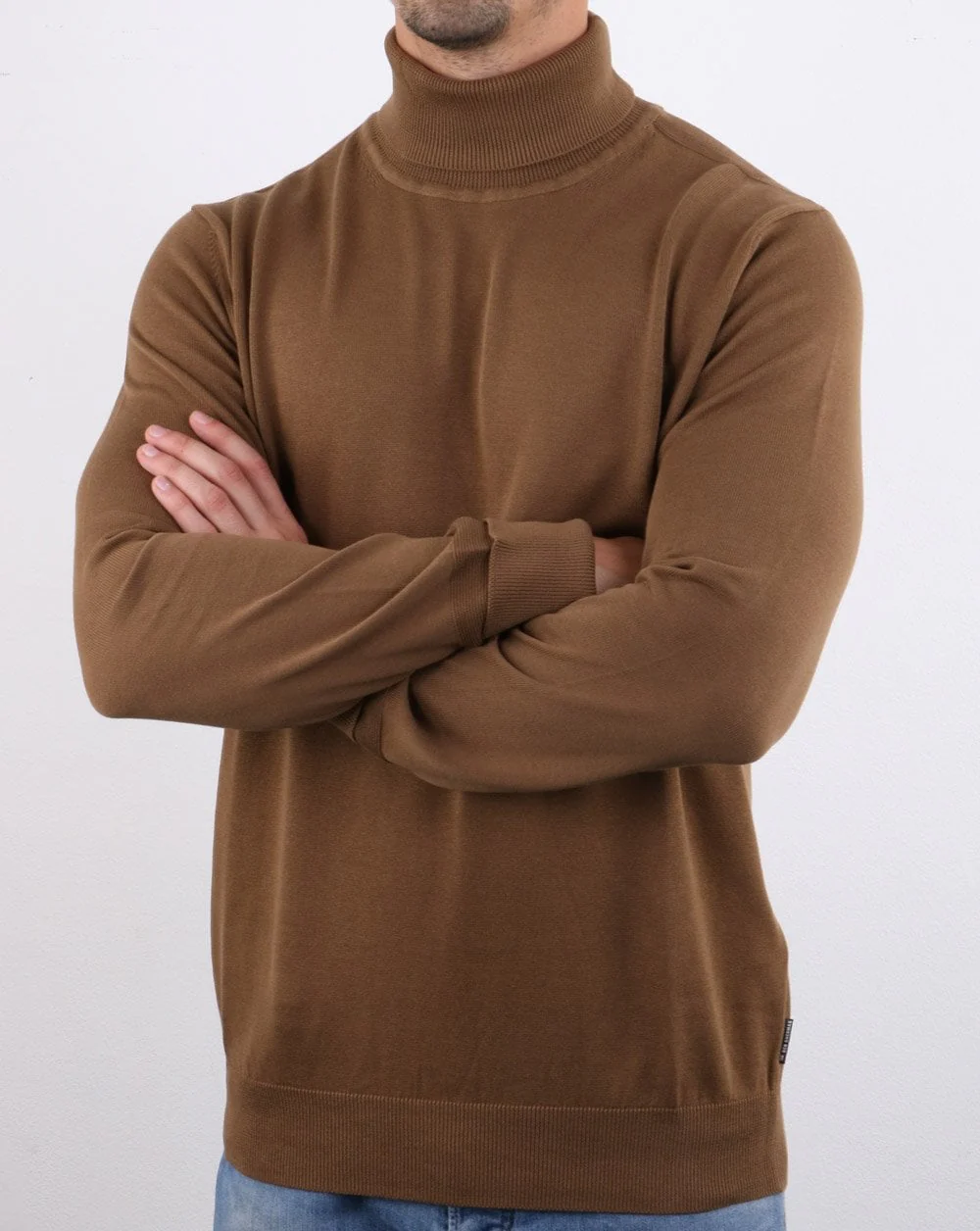 Ben Sherman Knitted roll neck Tan - Image 2