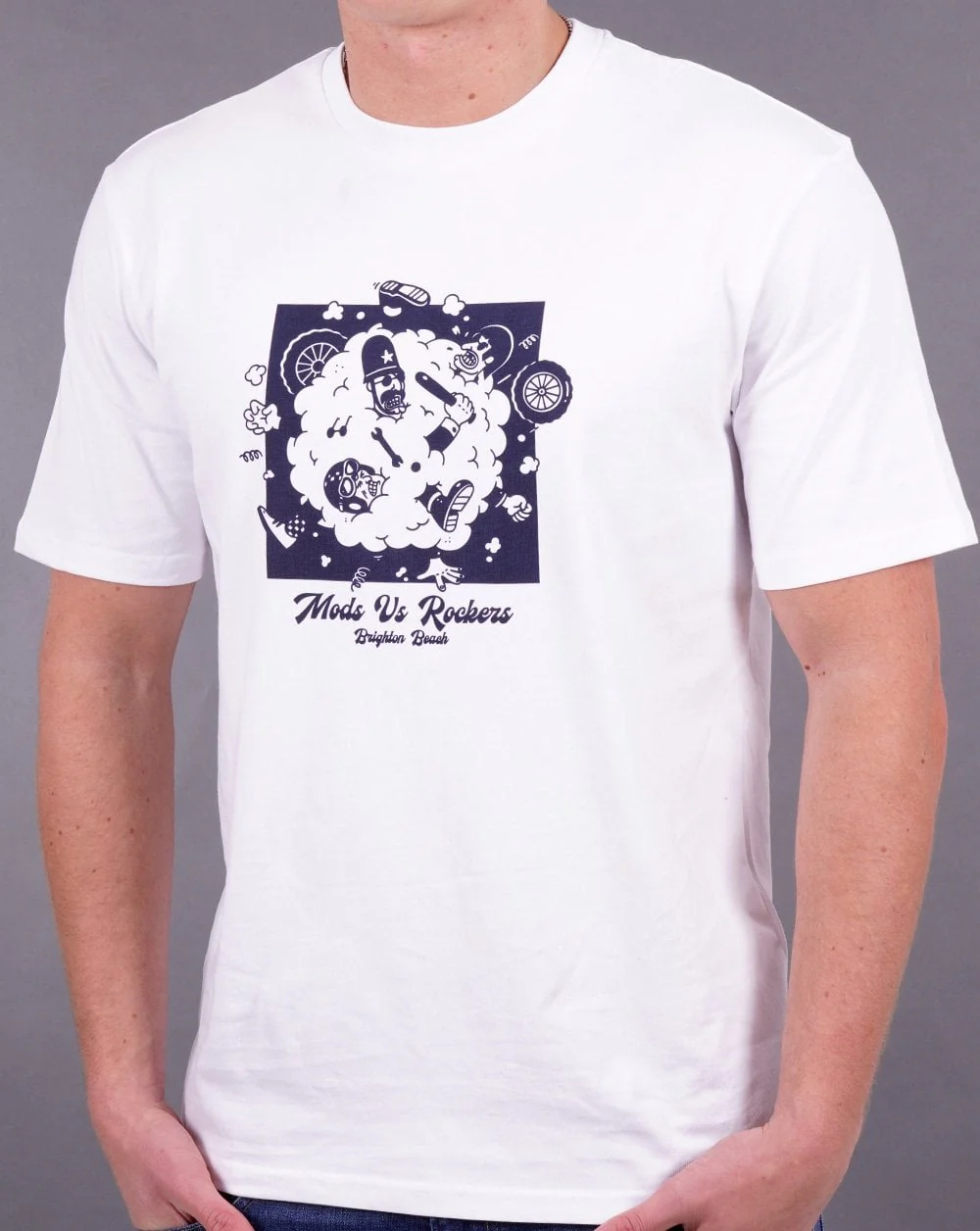 Ben Sherman Mods V Rockers T-shirt White - Image 3