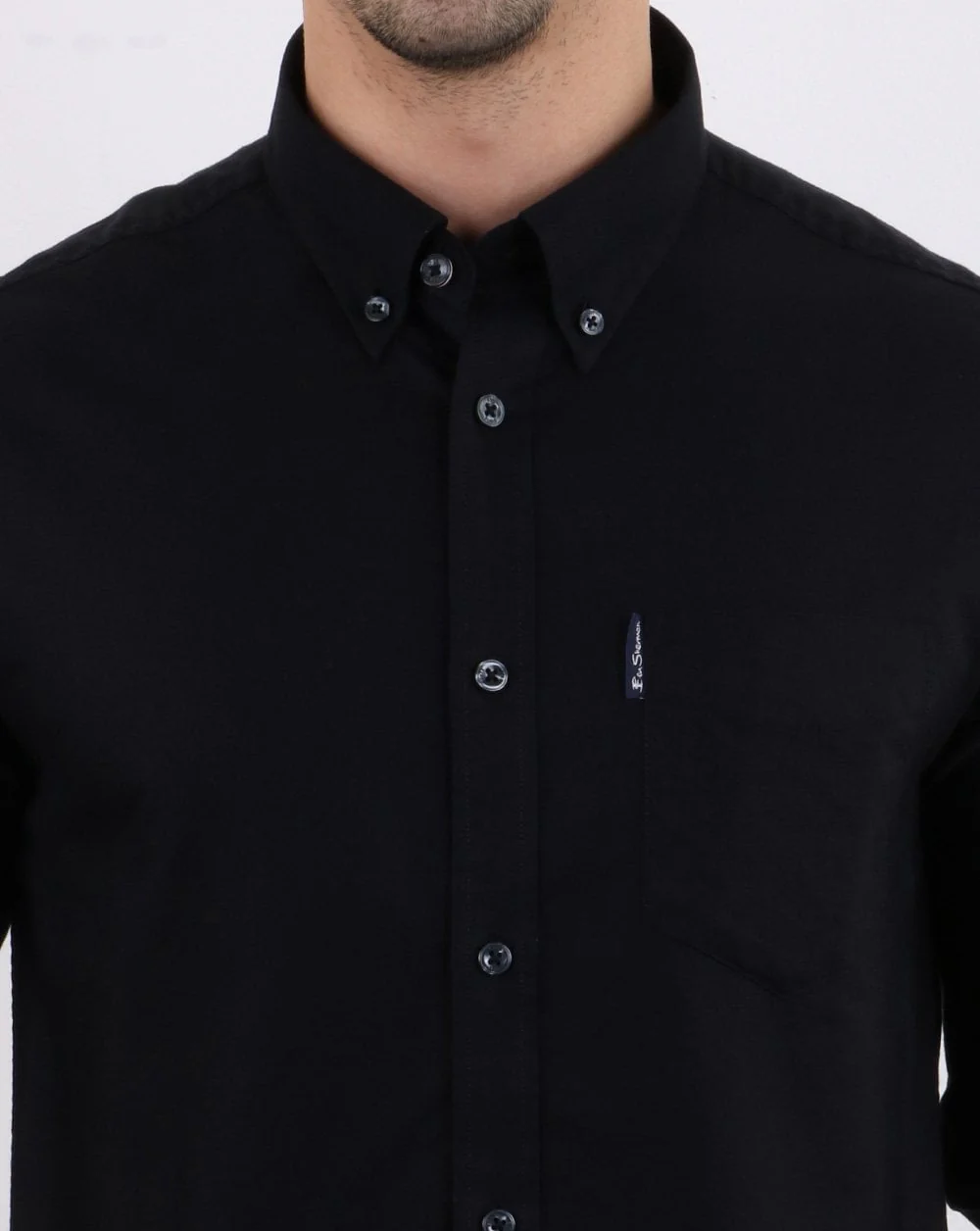 Ben Sherman Oxford Shirt Black - Image 2