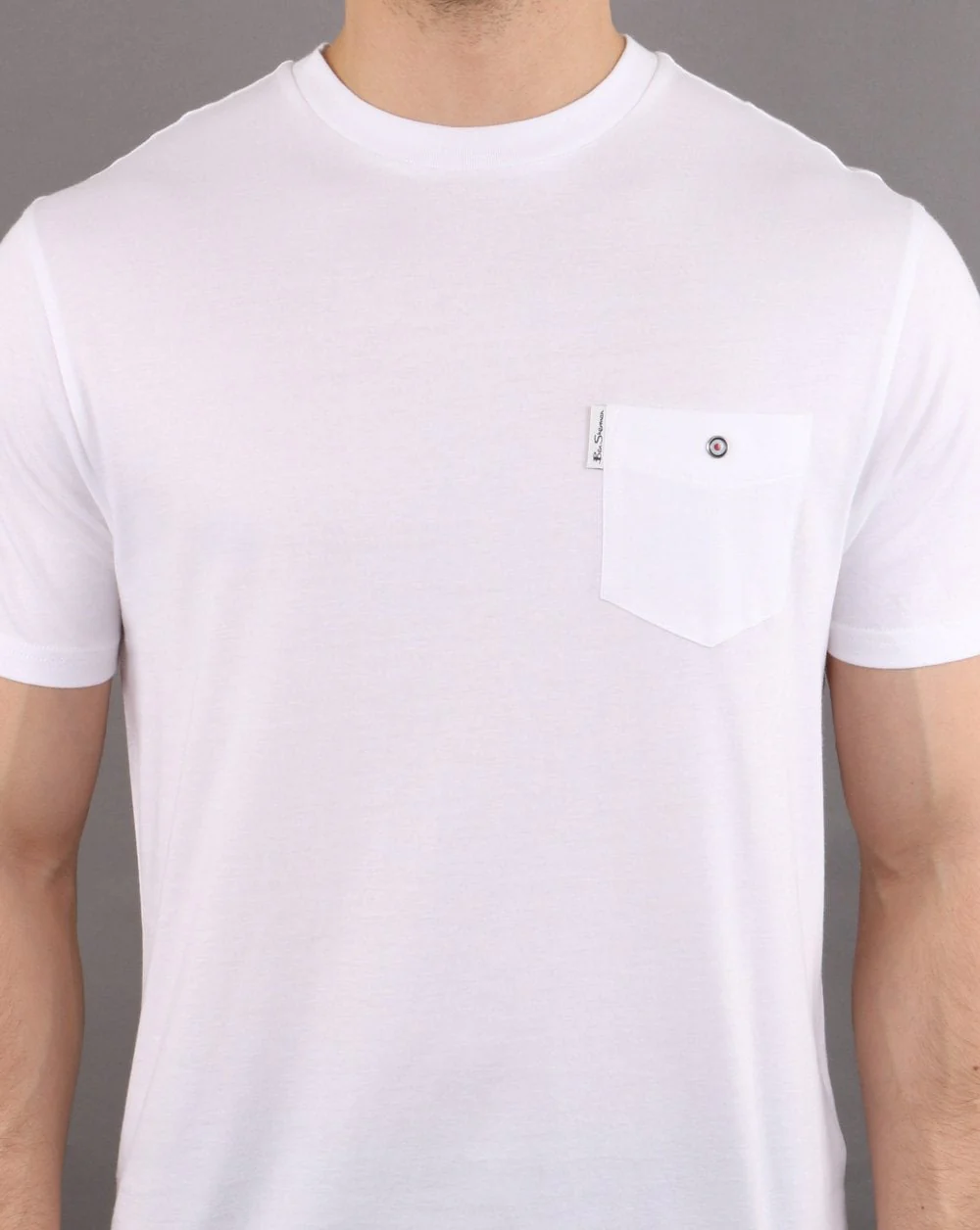 Ben Sherman Pocket T-shirt White - Image 3