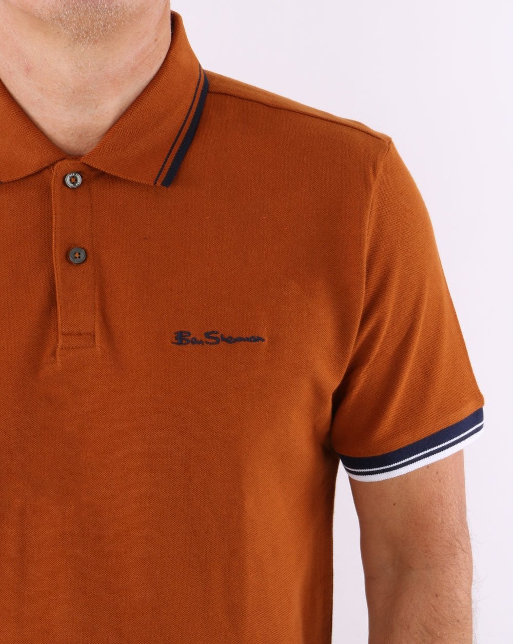 Ben Sherman Polo Shirt Caramel - Image 2