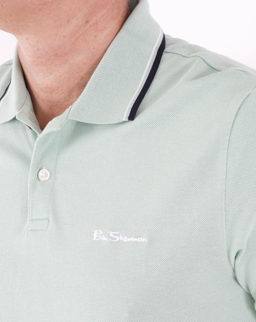Ben Sherman Polo Shirt Mint - Image 2