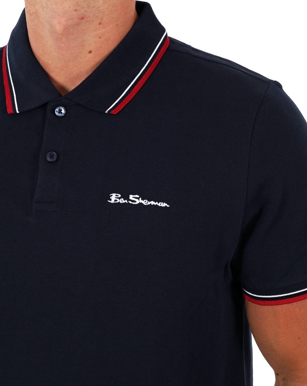Ben Sherman Polo Shirt Navy - Image 3