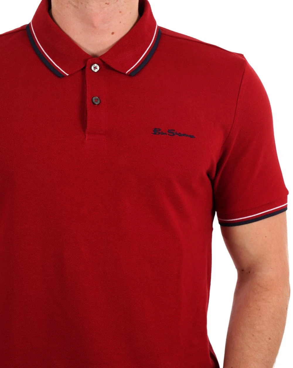 Ben Sherman Polo Shirt Red - Image 2