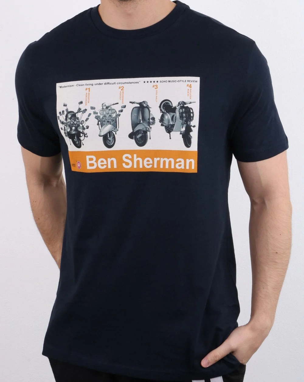 Ben Sherman Renton T-shirt Navy - Image 2