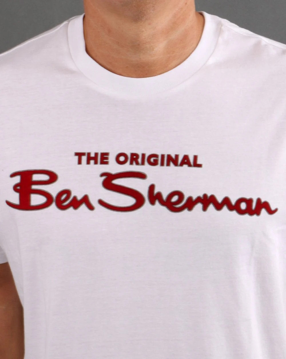 Ben Sherman Signature Flock T-shirt White - Image 2