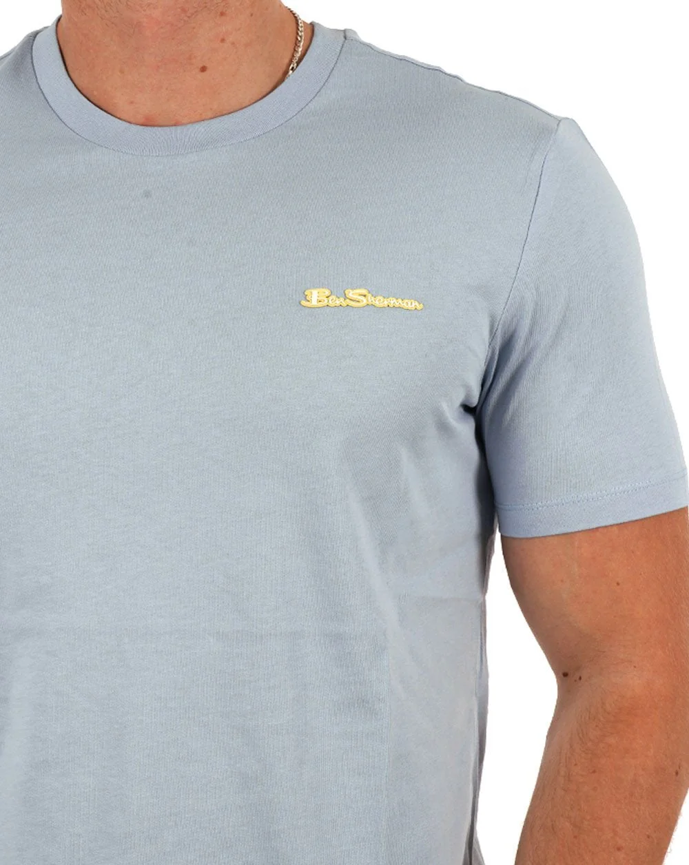 Ben Sherman Signature T Shirt Pale Blue - Image 2