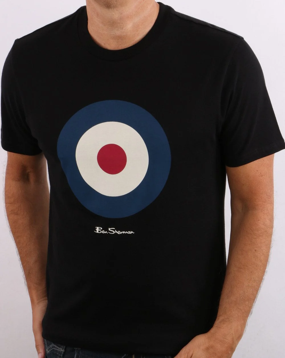 Ben Sherman Signature Target T-shirt Black - Image 3