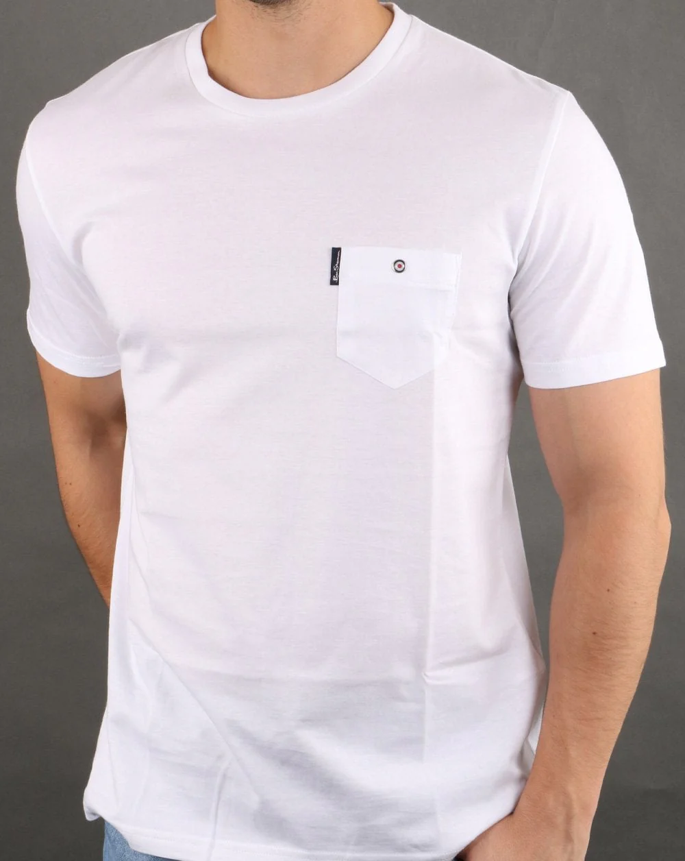 Ben Sherman Spade Pocket Tee White - Image 2
