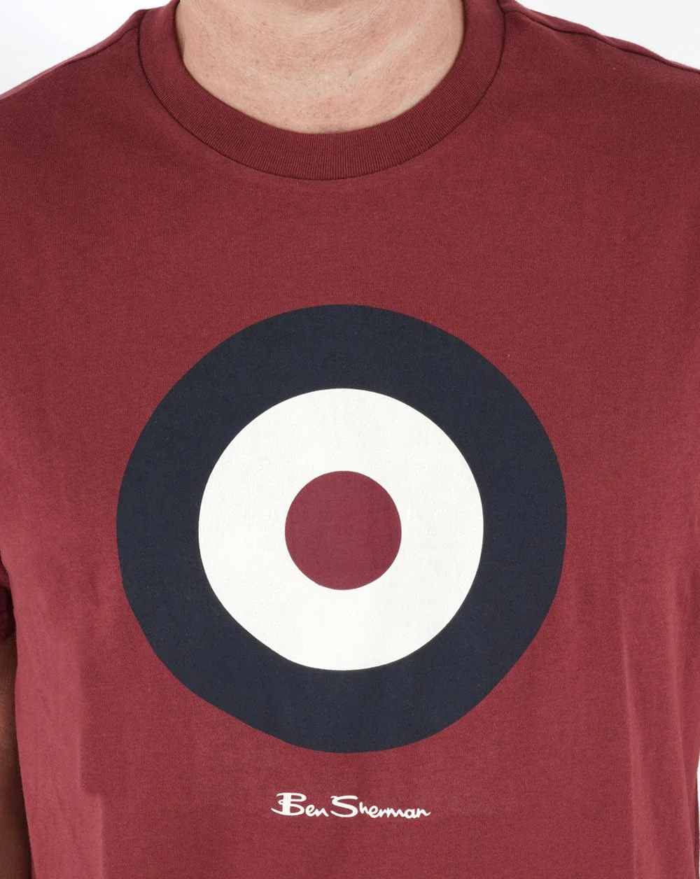 Ben Sherman Target T-shirt Claret - Image 2
