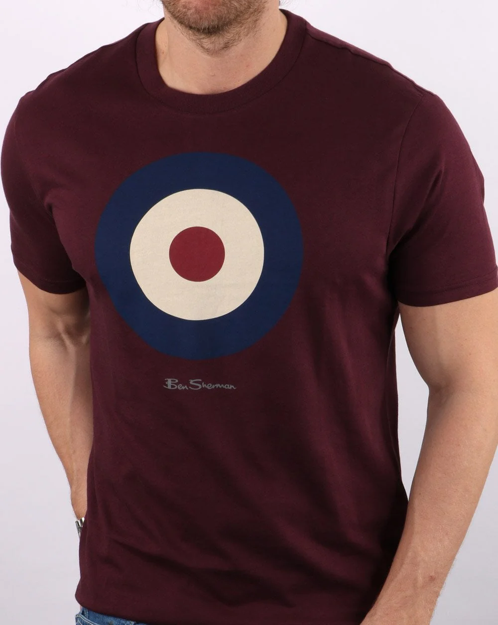 Ben Sherman Target T-shirt Wine - Image 3