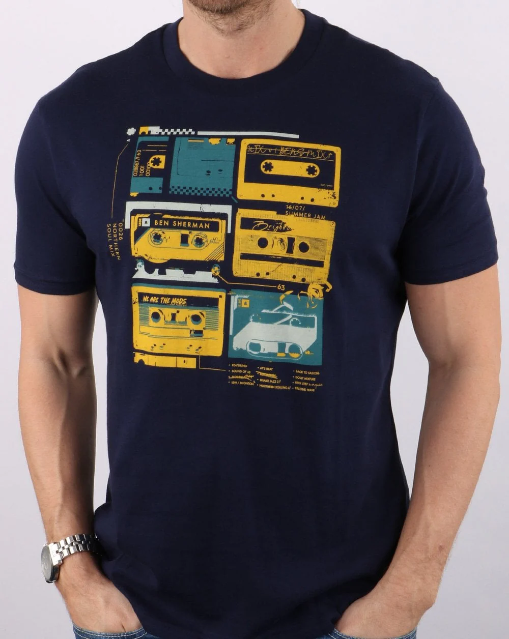 Ben Sherman The Lost Tapes T-shirt Marine