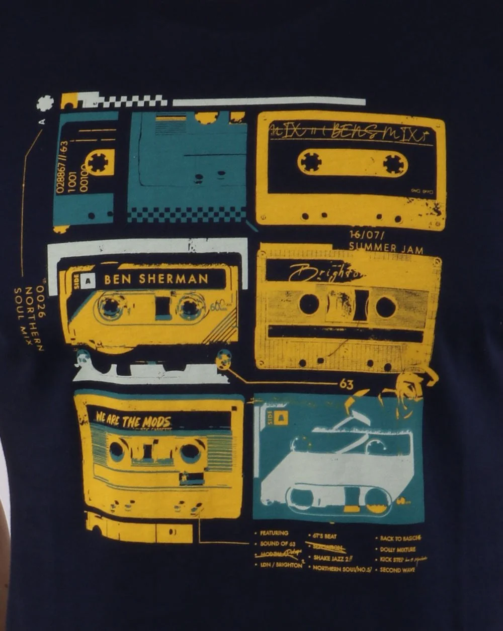 Ben Sherman The Lost Tapes T-shirt Marine - Image 2