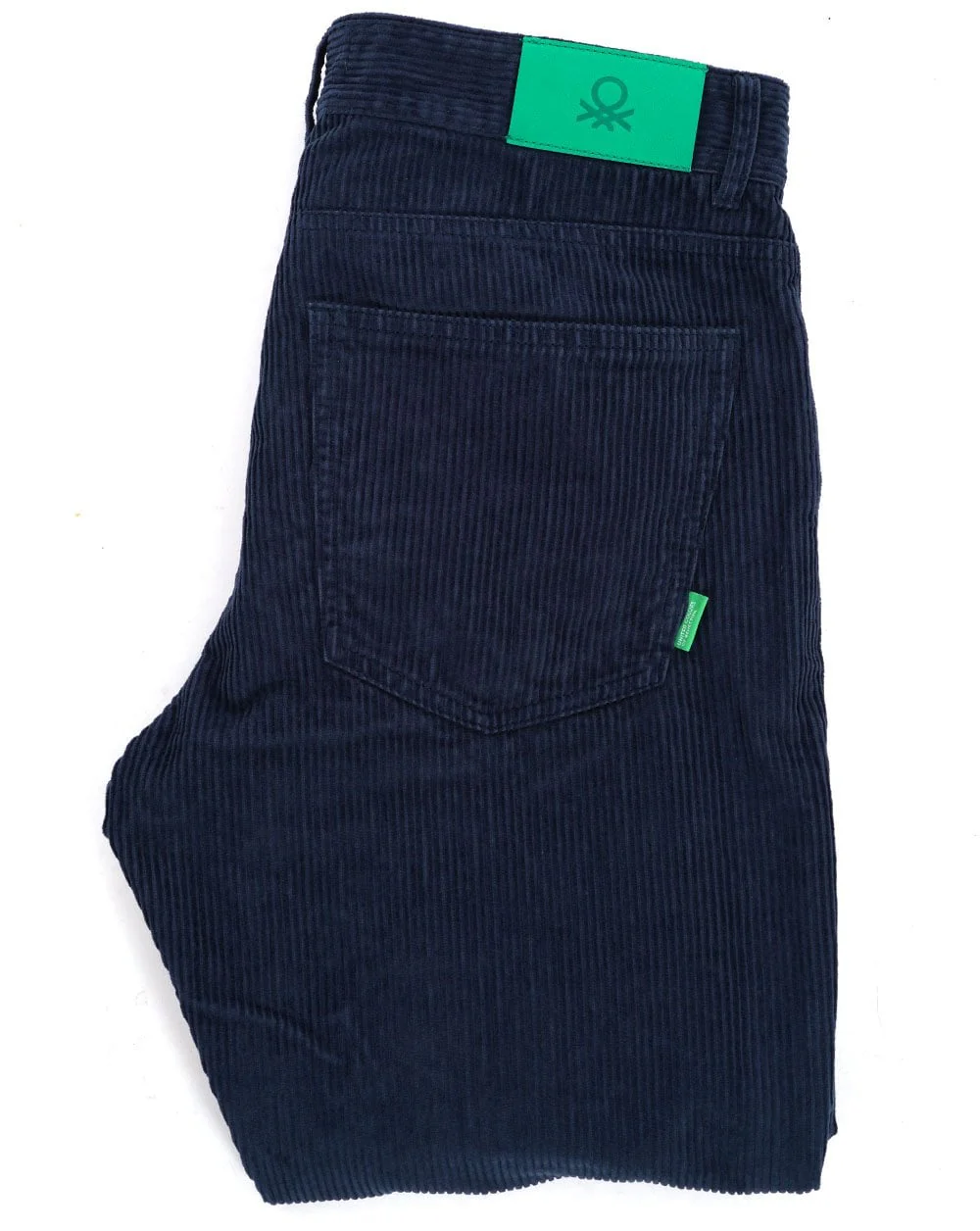 Benetton 5 Pocket Cords Navy - Image 2