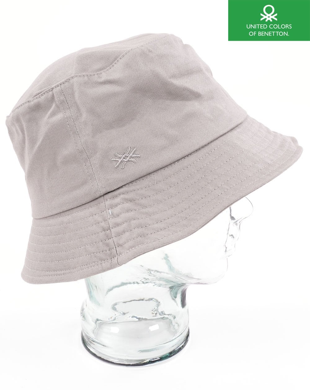 Benetton Bucket Hat Stone Grey