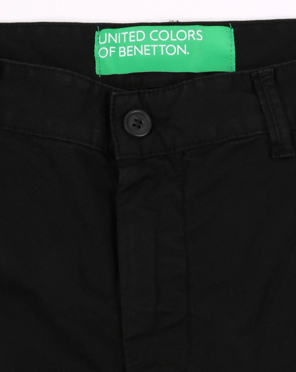 Benetton Chino Shorts Black - Image 2
