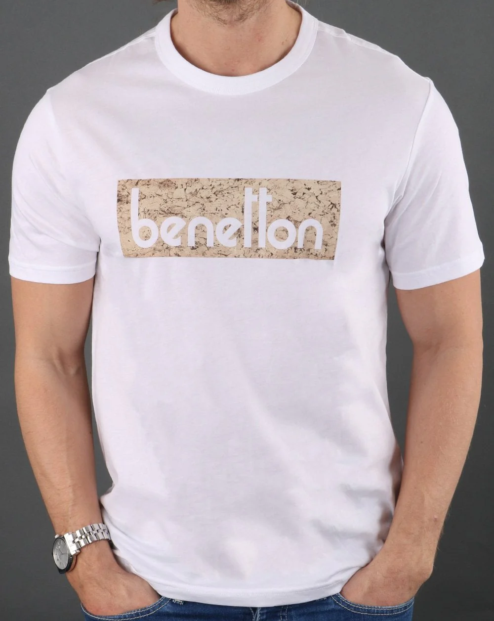 Benetton Classic Logo T-shirt White
