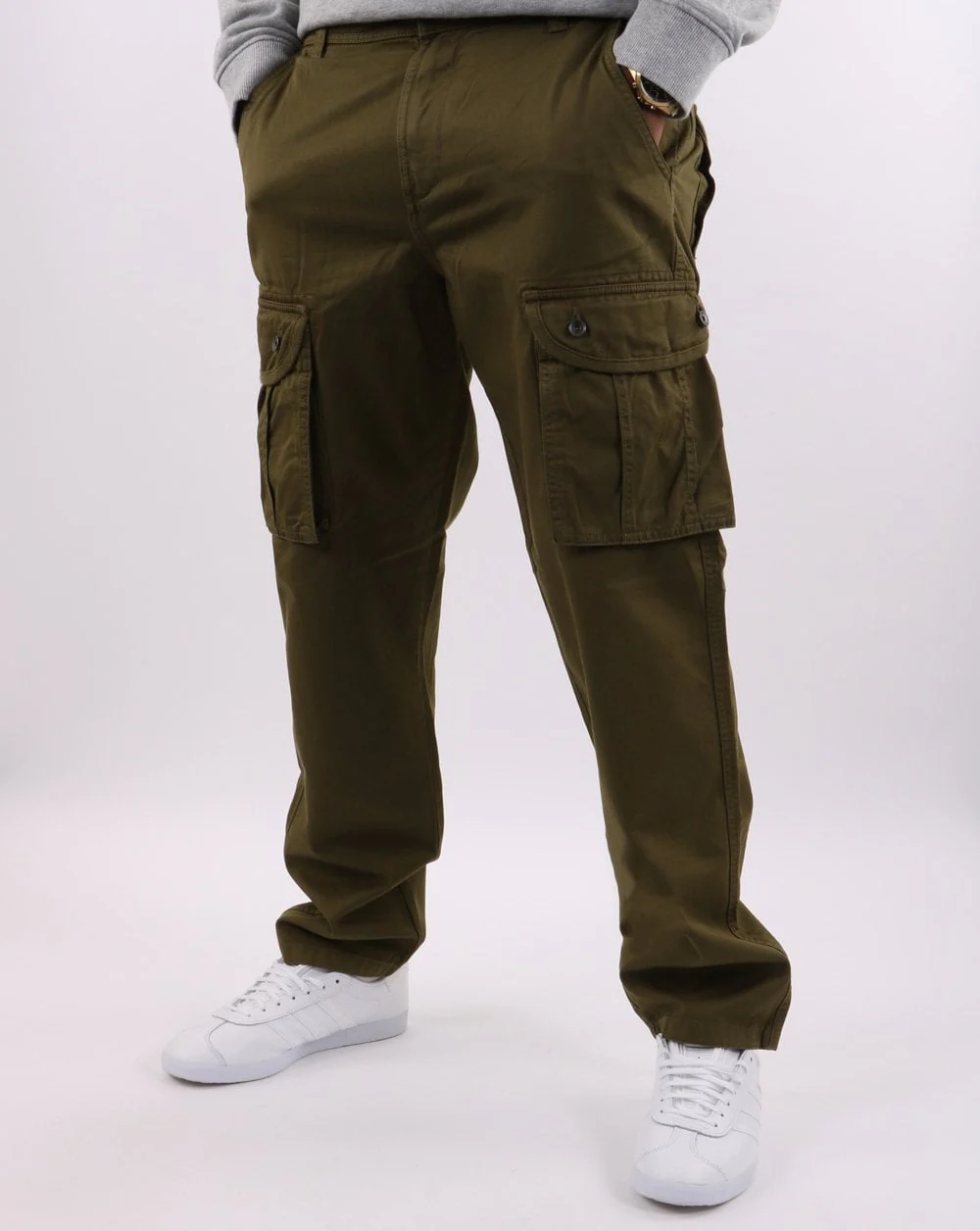 Benetton Combat Pants Khaki Green
