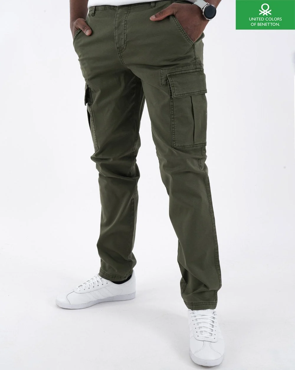 Benetton Combat Trouser Khaki