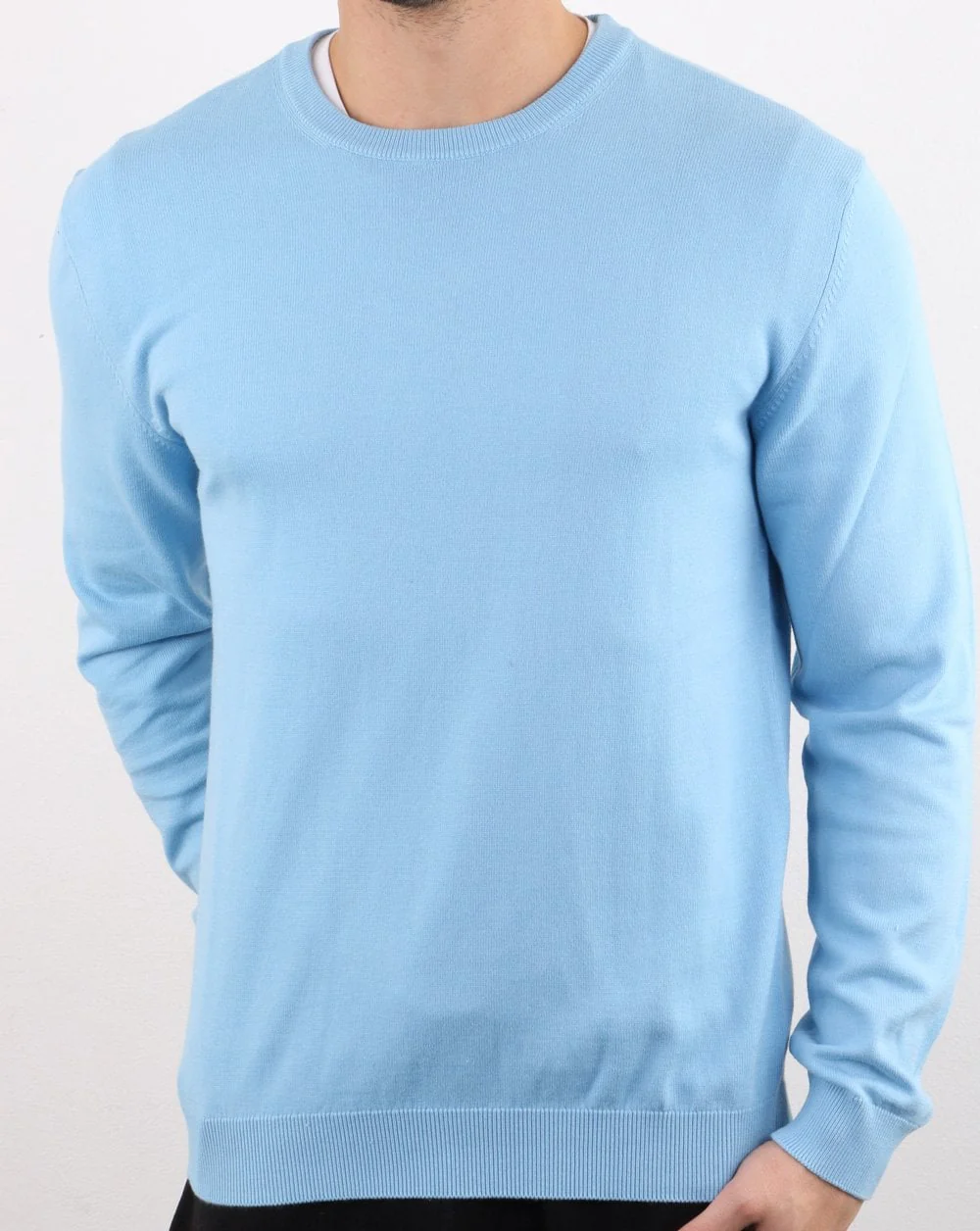 Benetton Cotton Jumper Blue - Image 2