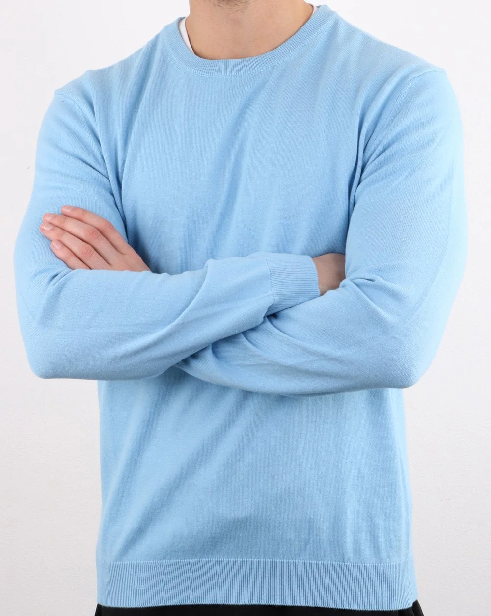 Benetton Cotton Jumper Blue - Image 3