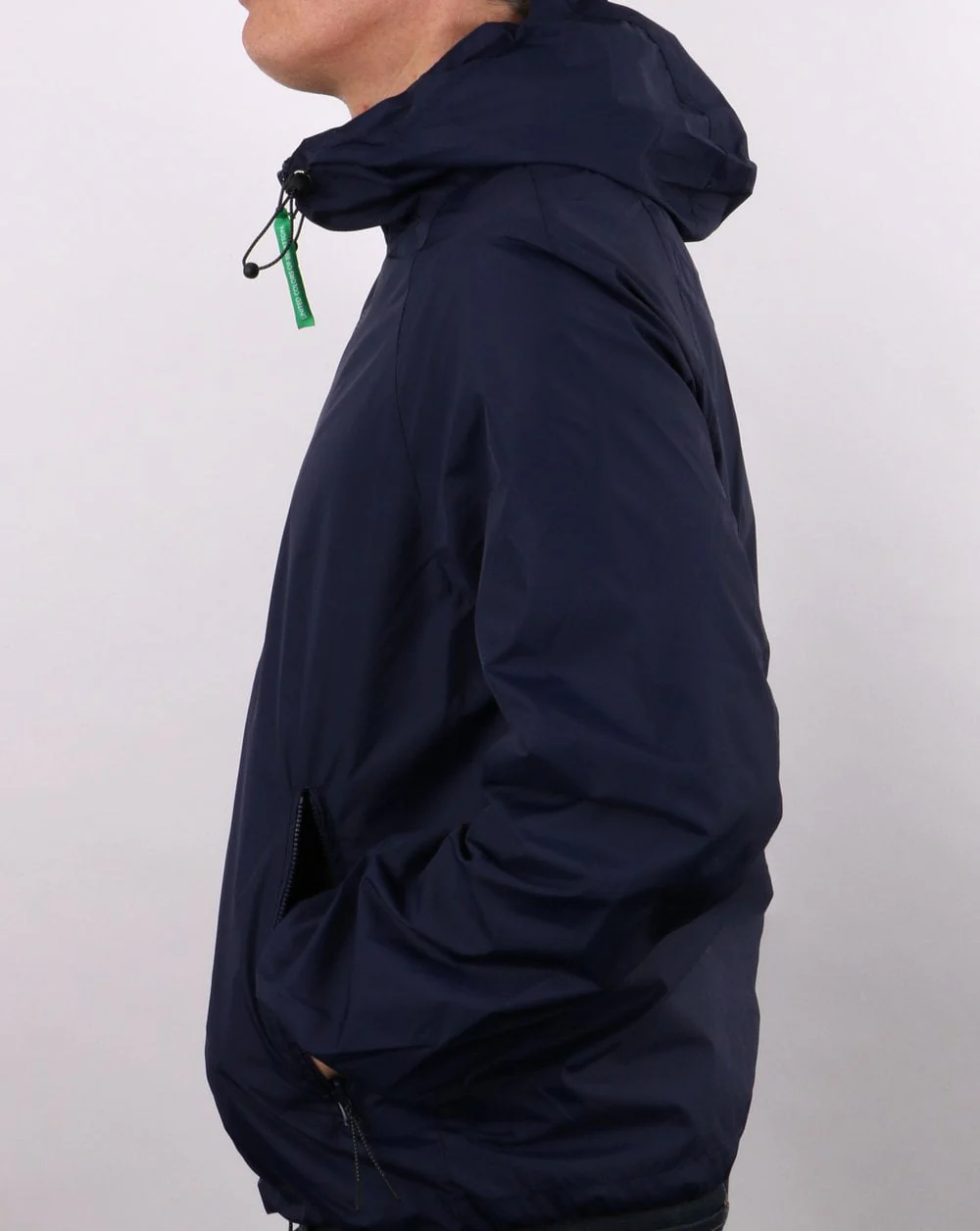 Benetton Defender Rain Jacket Navy - Image 3