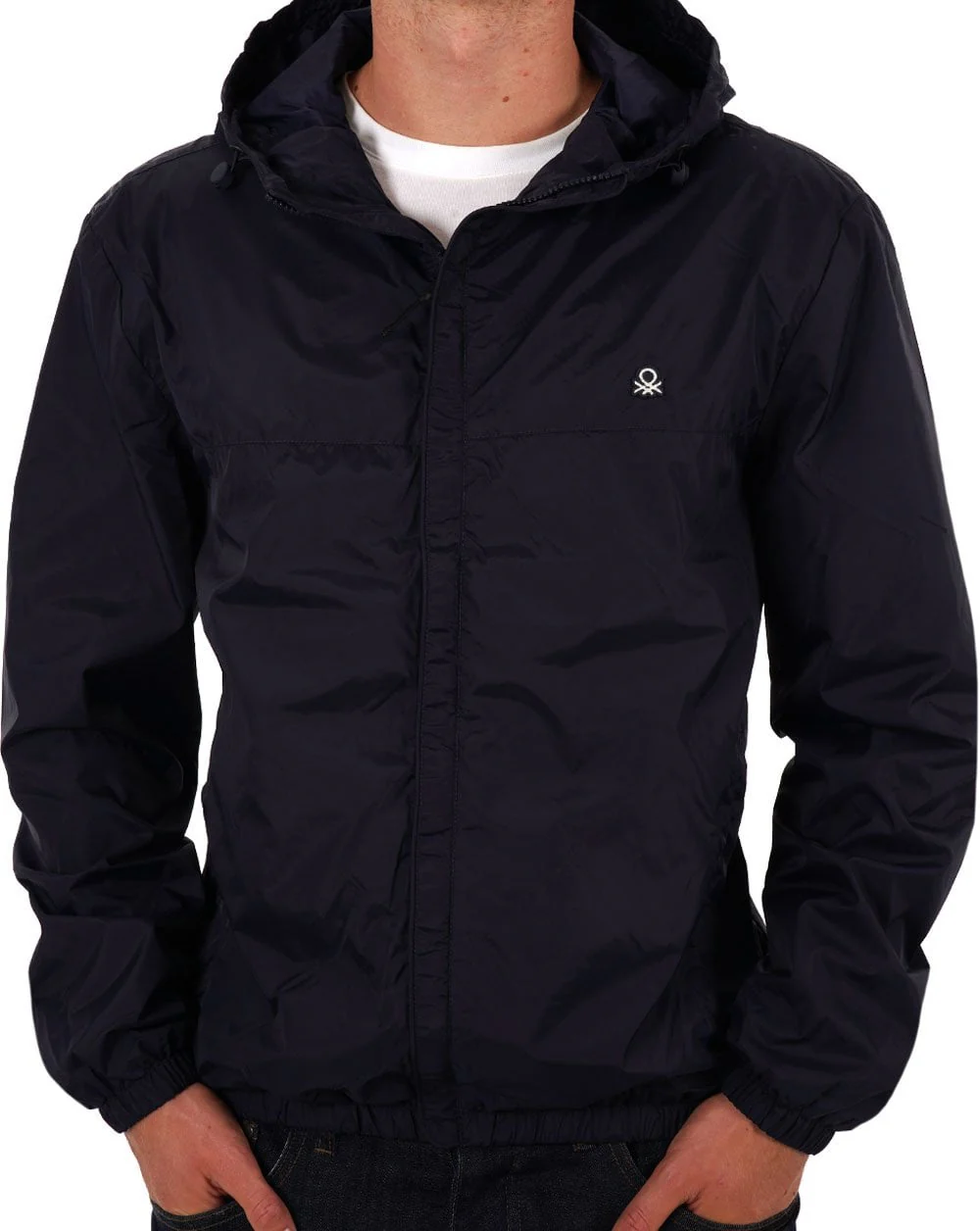 Benetton Defender Windbreaker Navy - Image 3