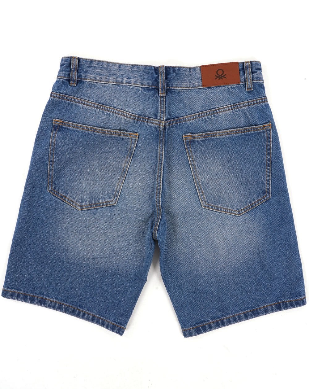 Benetton Denim Bermuda Short Light Denim Blue - Image 2