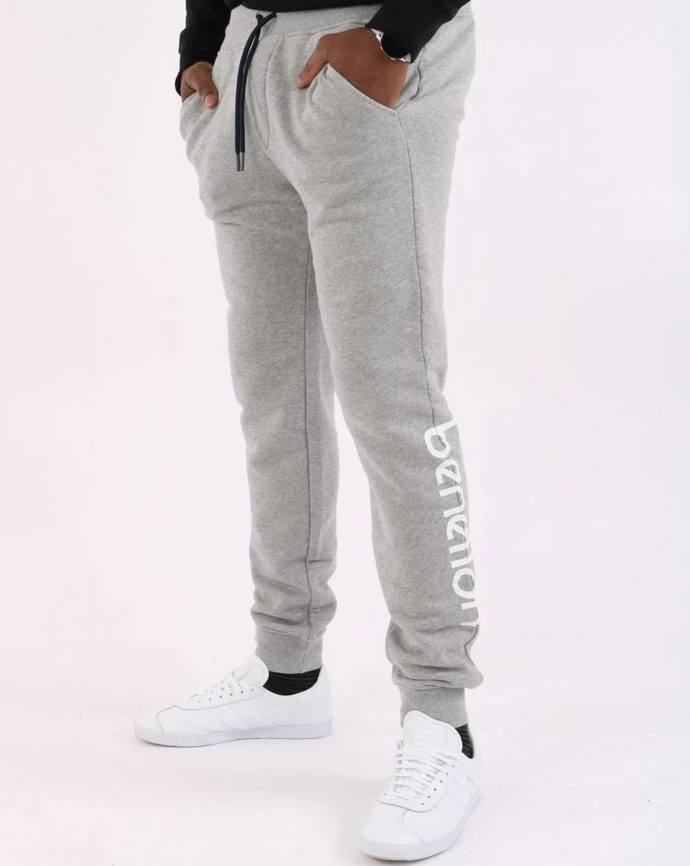 Benetton DNA Logo Jogger Grey