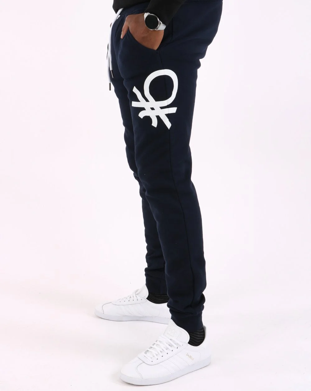 Benetton DNA Logo Jogger Navy - Image 3