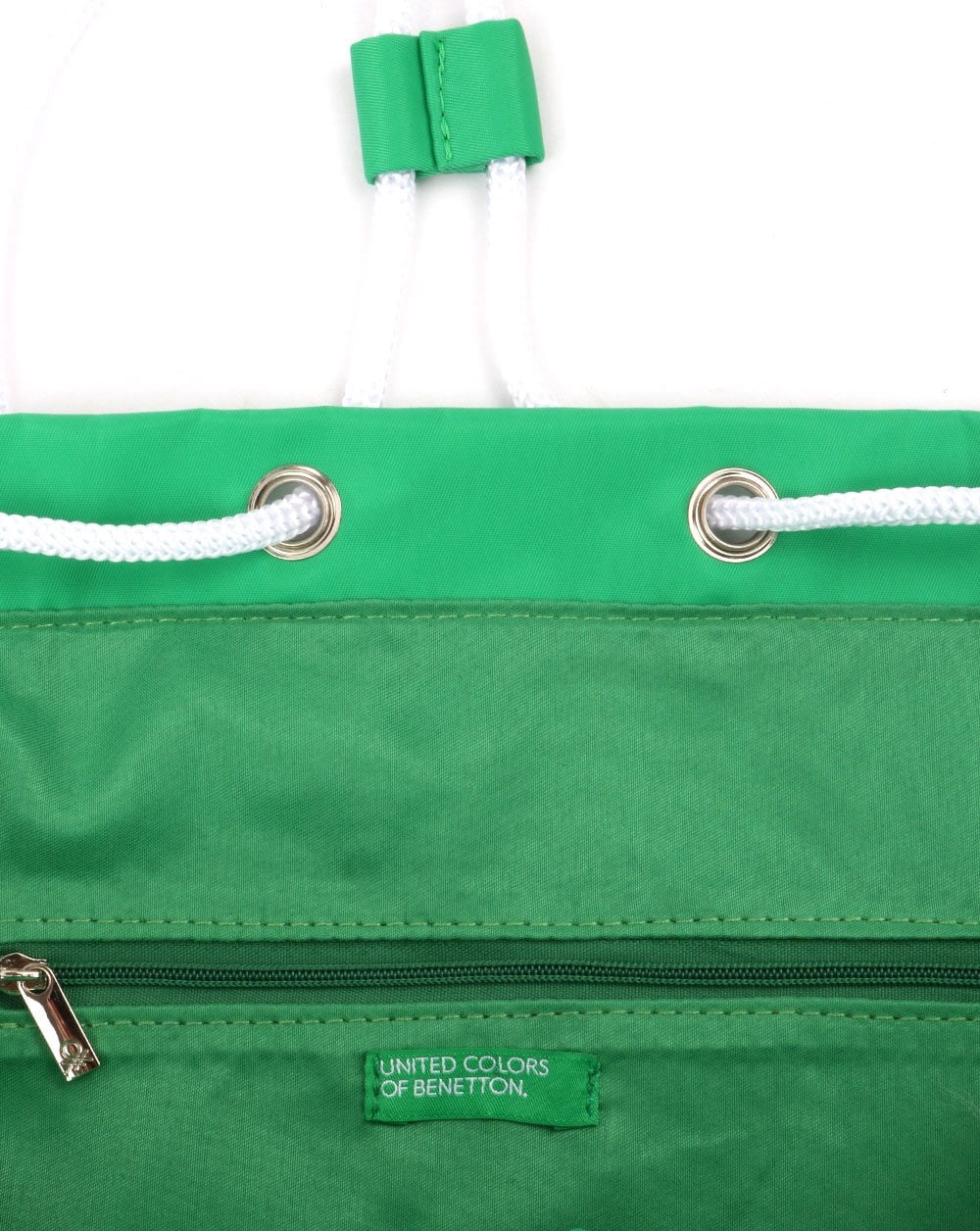 Benetton Duffle Bag Green - Image 3