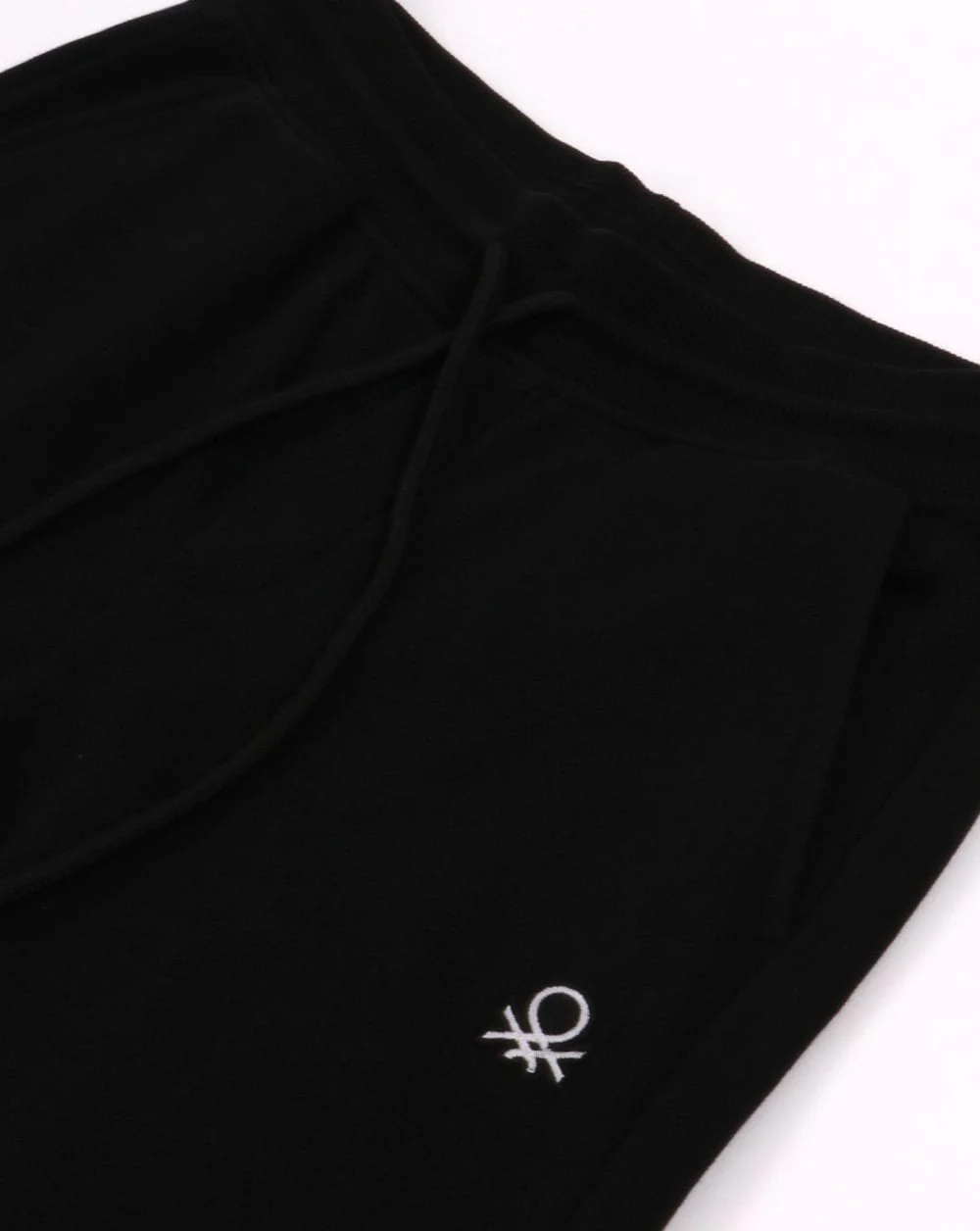 Benetton Fleece Sweat Pant Black - Image 2