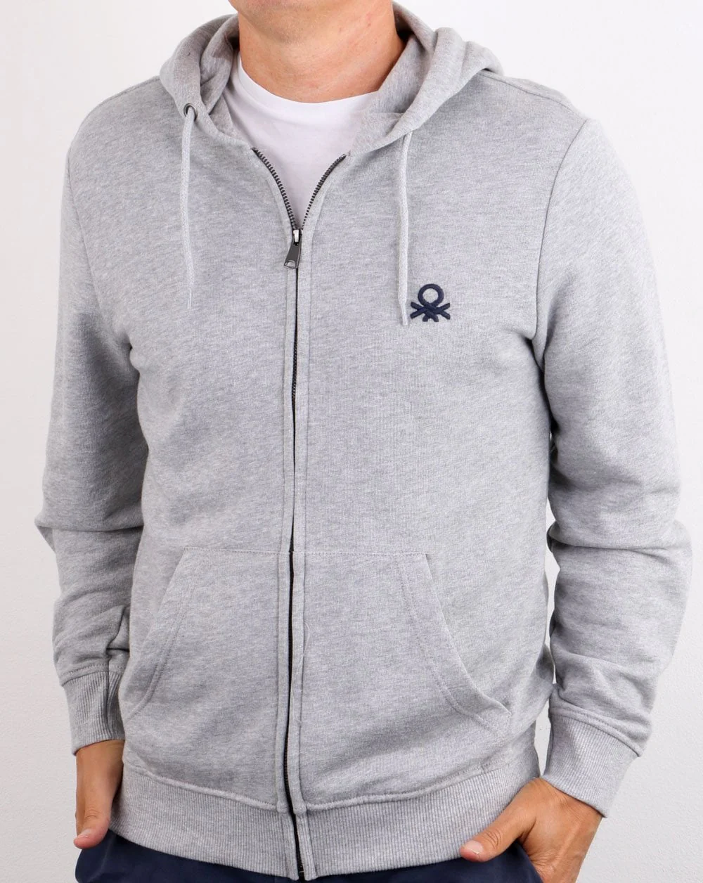 Benetton Hoodie Grey