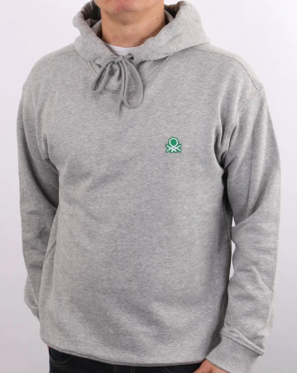 Benetton Hoodie Grey - Image 3