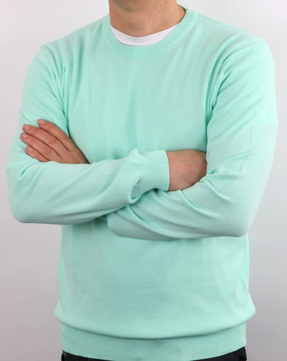 Benetton Knit Jumper Mint - Image 2