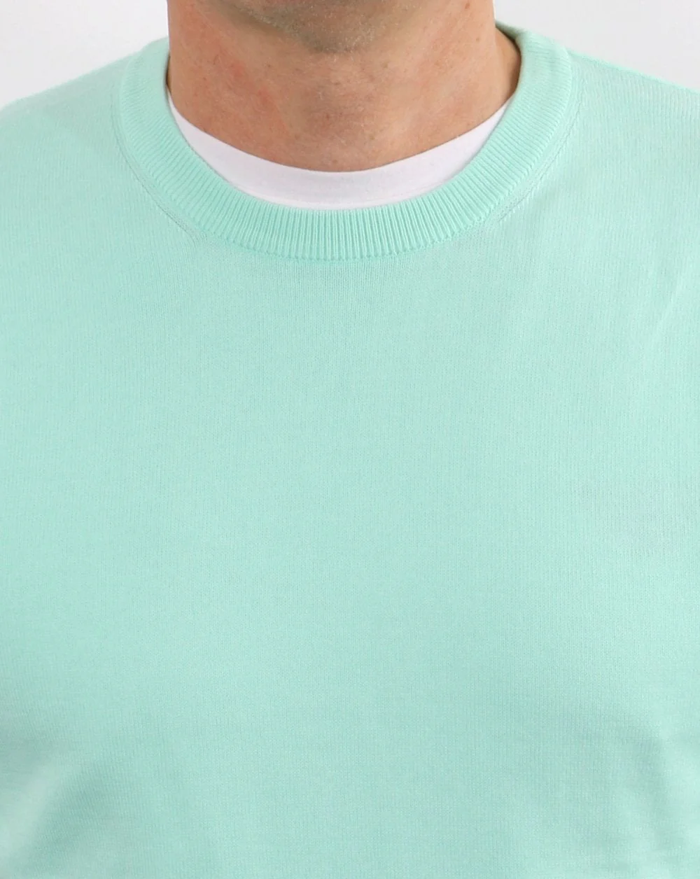 Benetton Knit Jumper Mint - Image 3