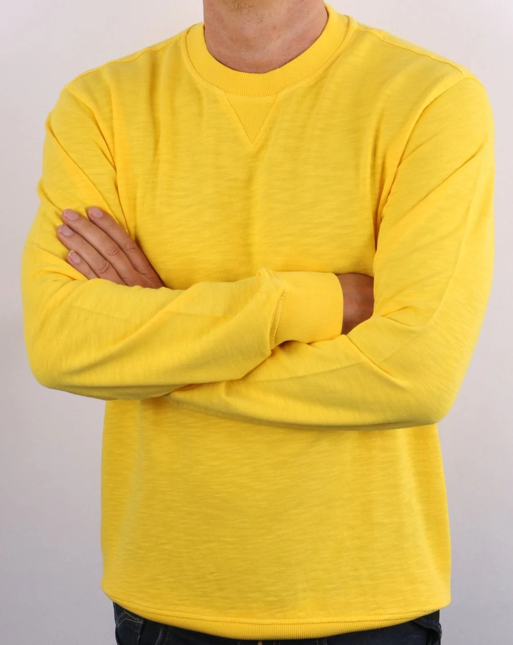 Benetton Lightweight Sweatshirt Sunflower Yellow - Image 2