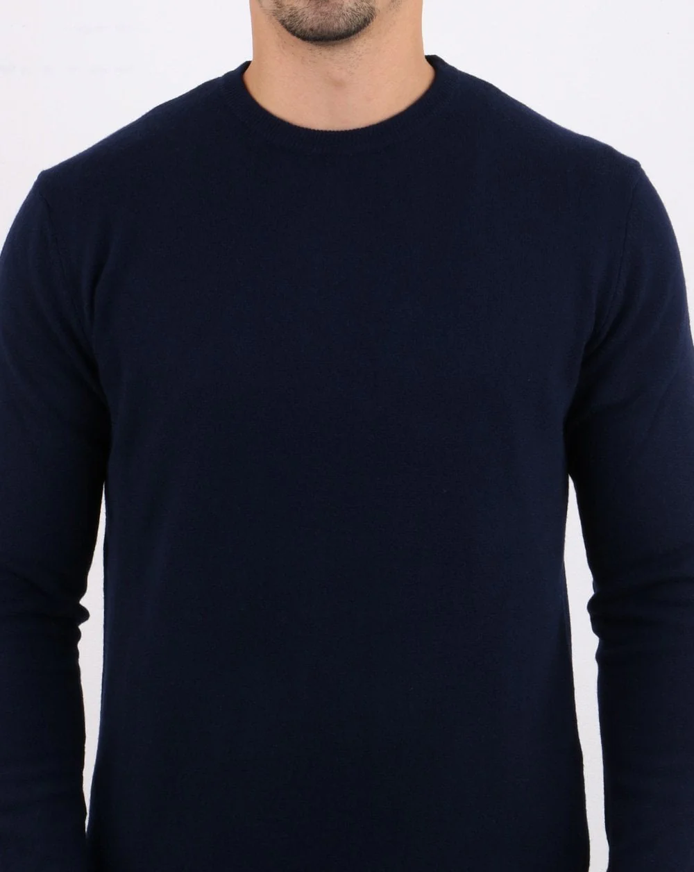 Benetton Merino Wool Jumper Navy - Image 4