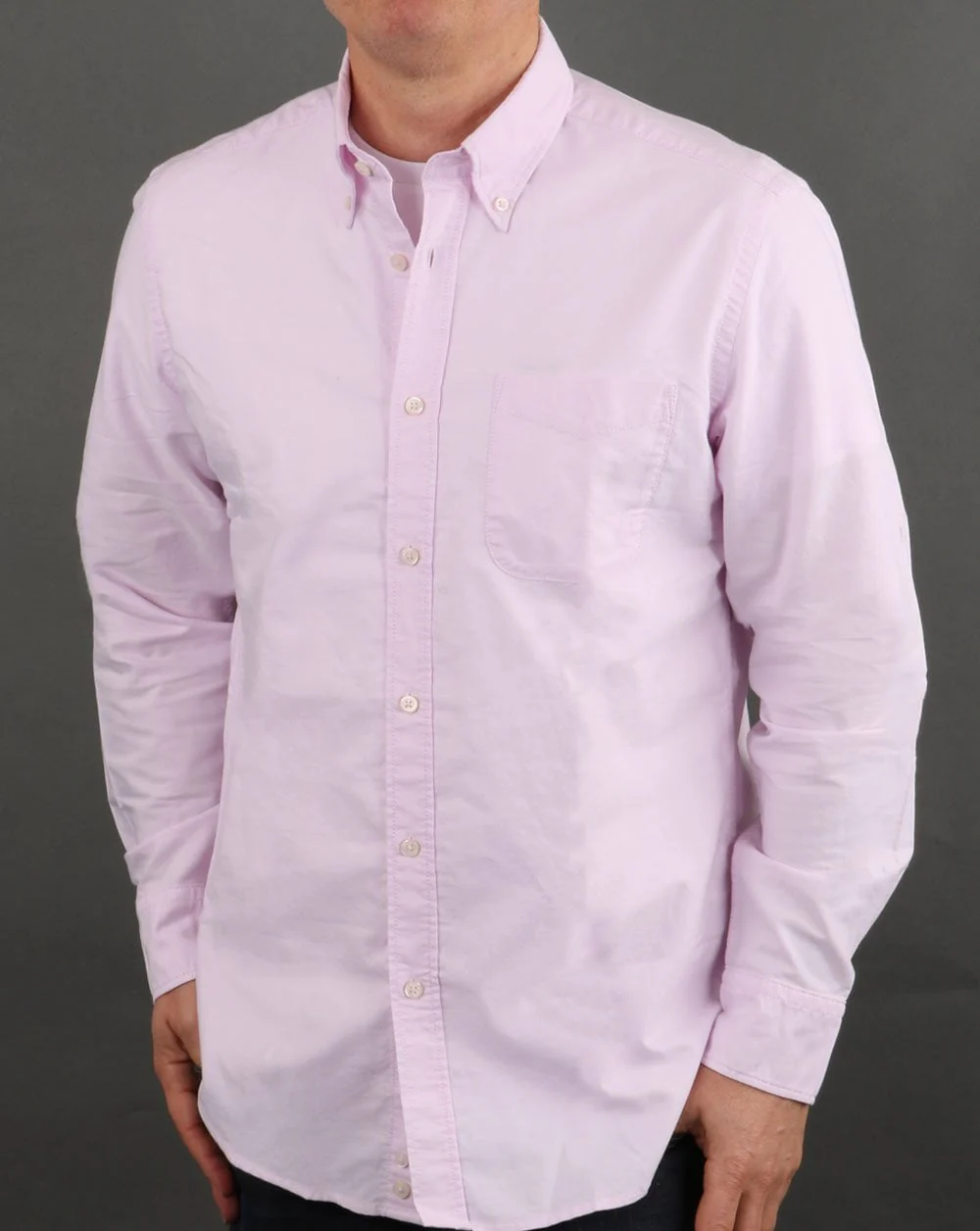 Benetton Oxford Shirt Pink - Image 2